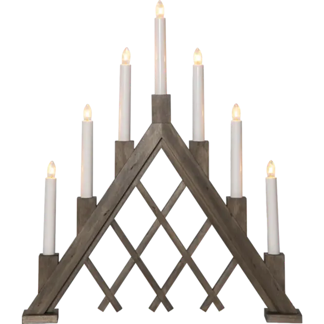 Hovedbilde Adventsstake brunt tre