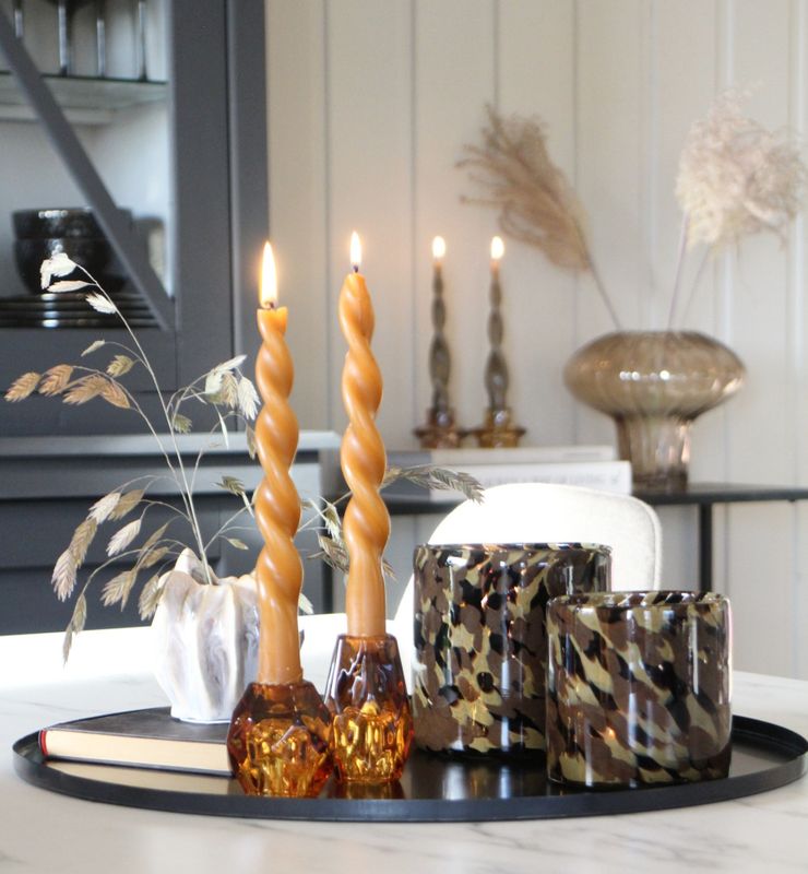 Metallfat svart 45 cm