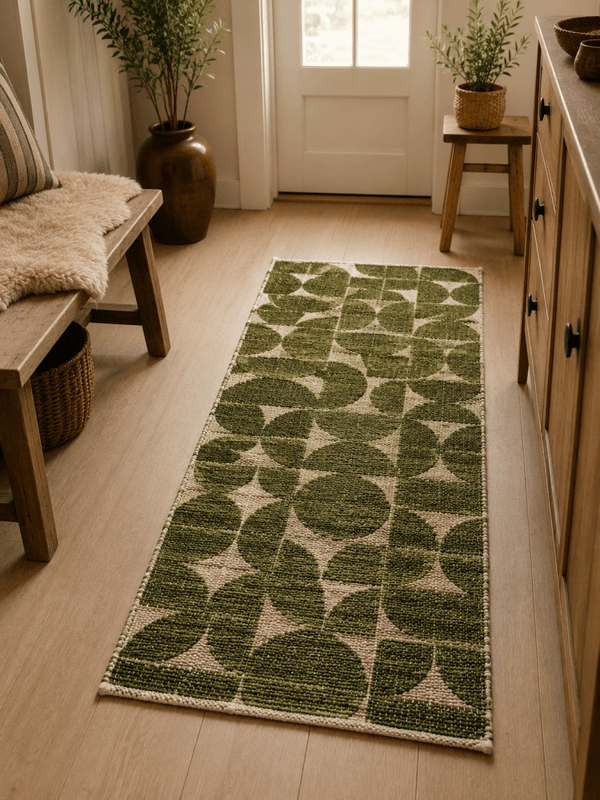 Rye retro grønn 70x160 cm