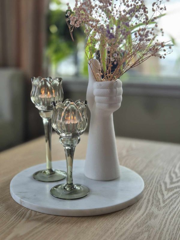 Lyslykt grønn blomst høy