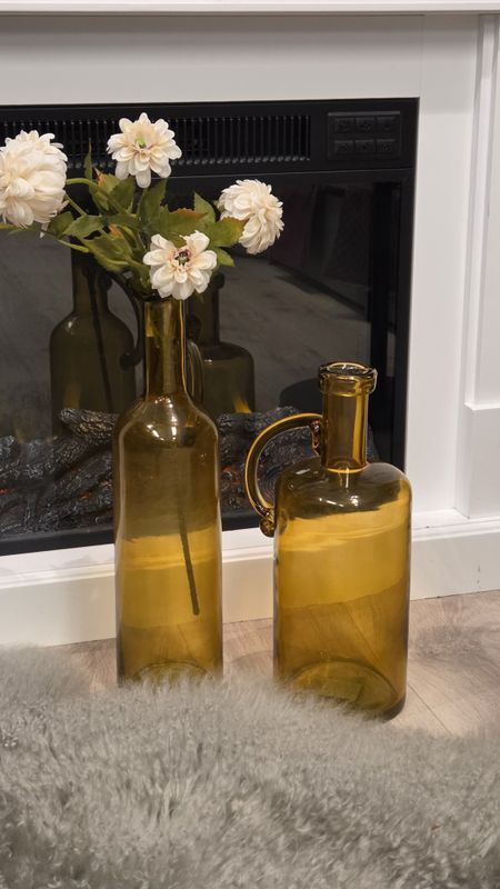 Stor flaskevase resirkulert 46cm