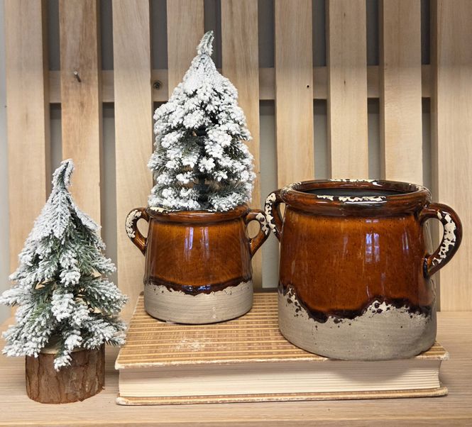 Hovedbilde Juletrær 2 pk med snø