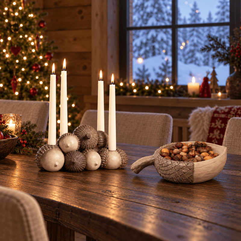 Adventsstake eikenøtt