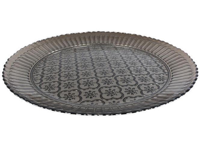 Hovedbilde Fat antikksort glass