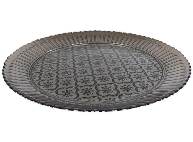 Fat antikksort glass