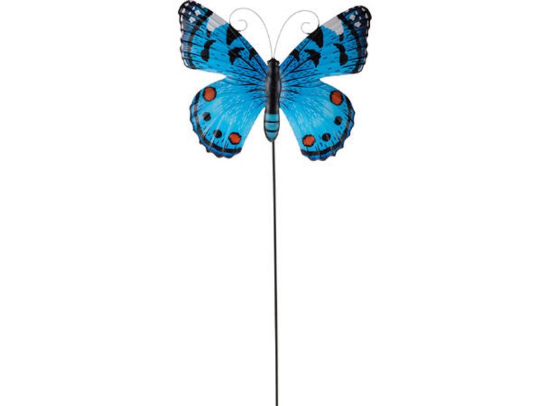 Blomsterpinne sommerfugl blå